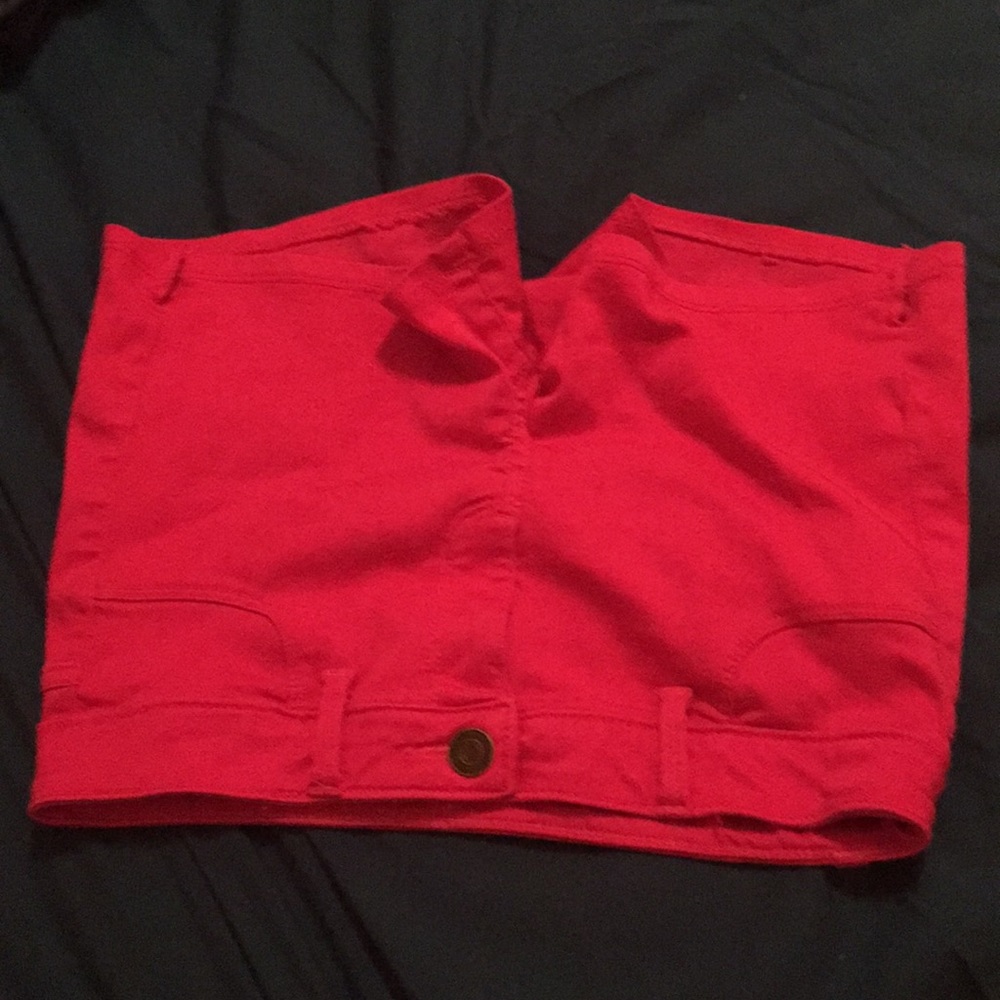 Hot pink shorts
